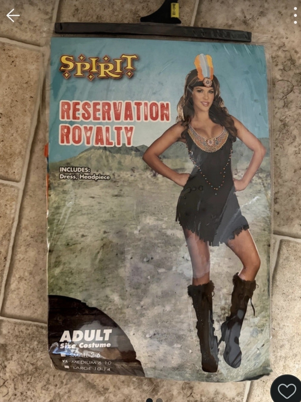Spirit Reservation Royalty Costume - Black with Orange & Yellow Headpiece